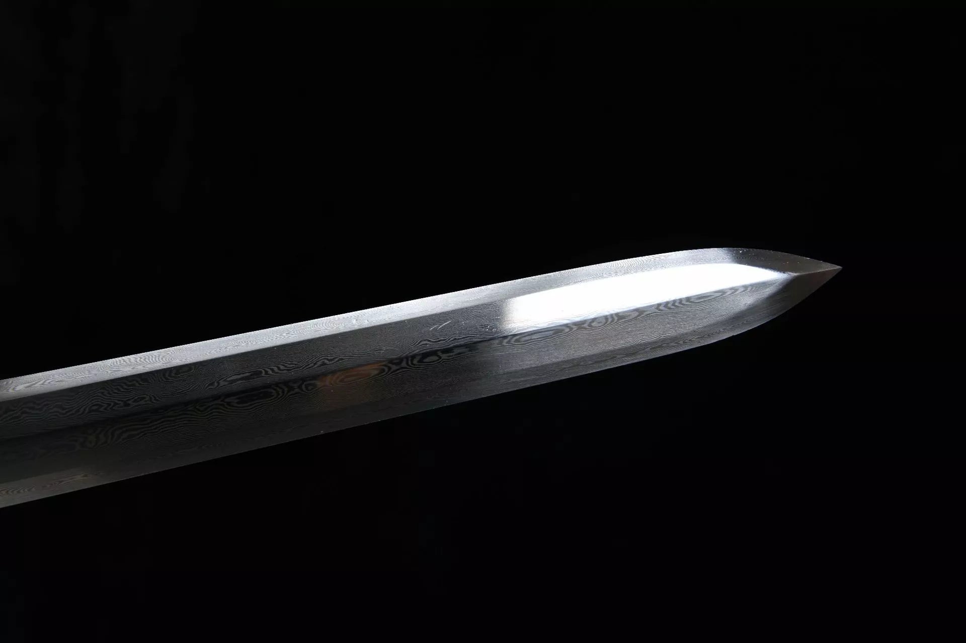 1100 New Handmade Medium 20 inch Patterned Steel Small Han Sword - Four Sacred Ancient Swords