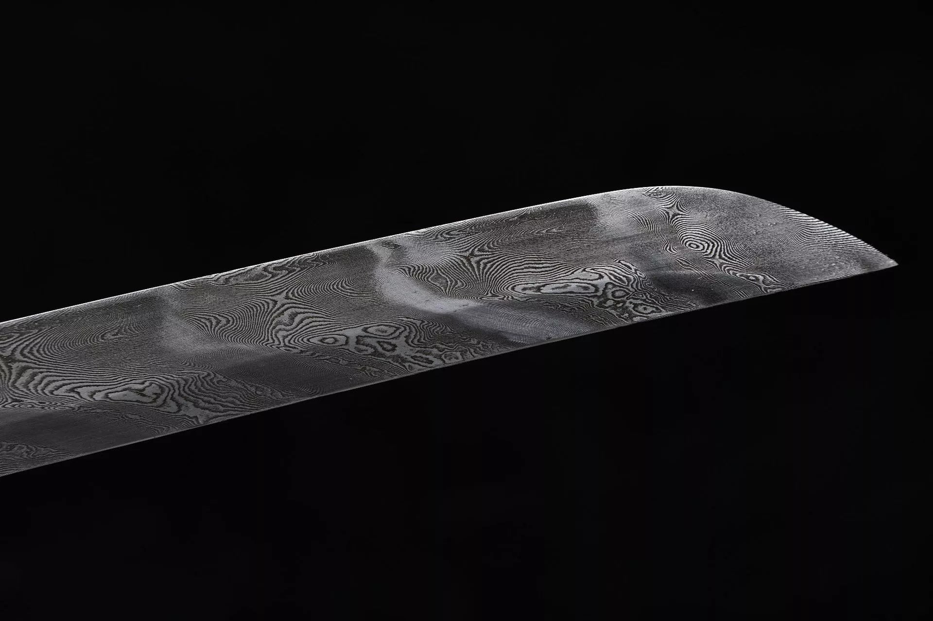 1300 New Handmade Long Gilt Mounted 26 inch Stone Washed Twisted Pattern Samurai Sword - Sakura Beating Sword