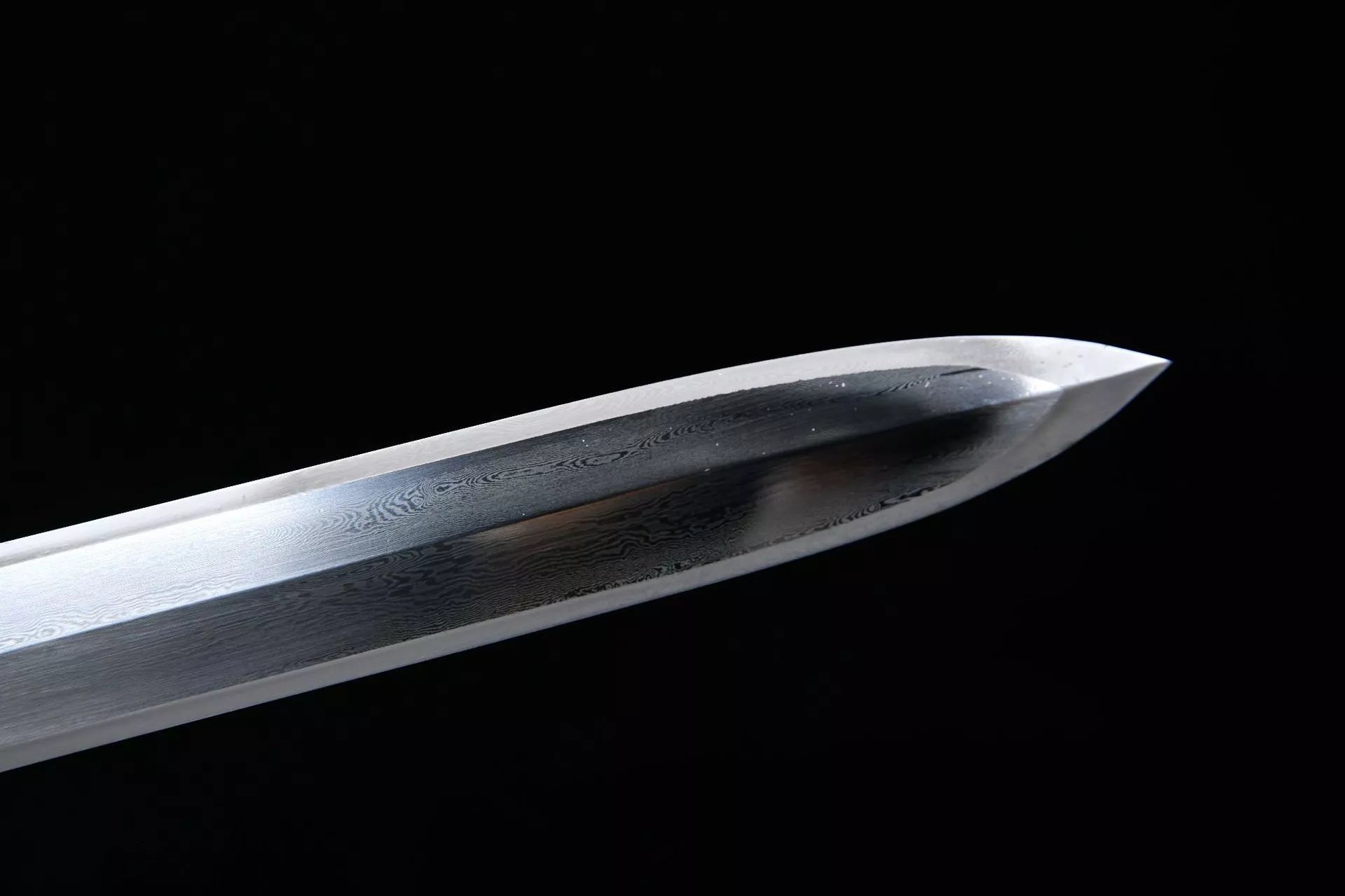 1500 New Handmade Long 26-inch Patterned Steel Chinese Ground Qing Sword - Imperial Dragon Sword