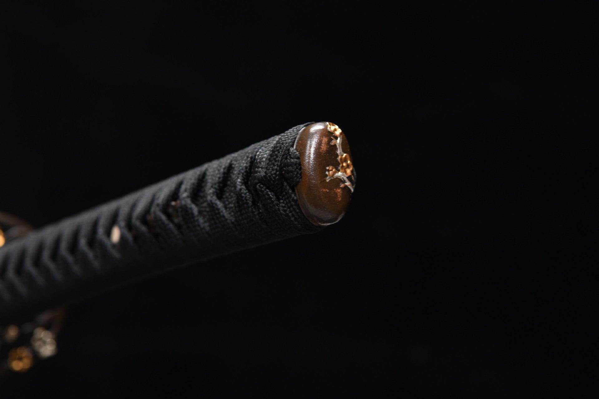 1300 New Handmade Long Gilt Mounted 26 inch Stone Washed Twisted Pattern Samurai Sword - Sakura Beating Sword