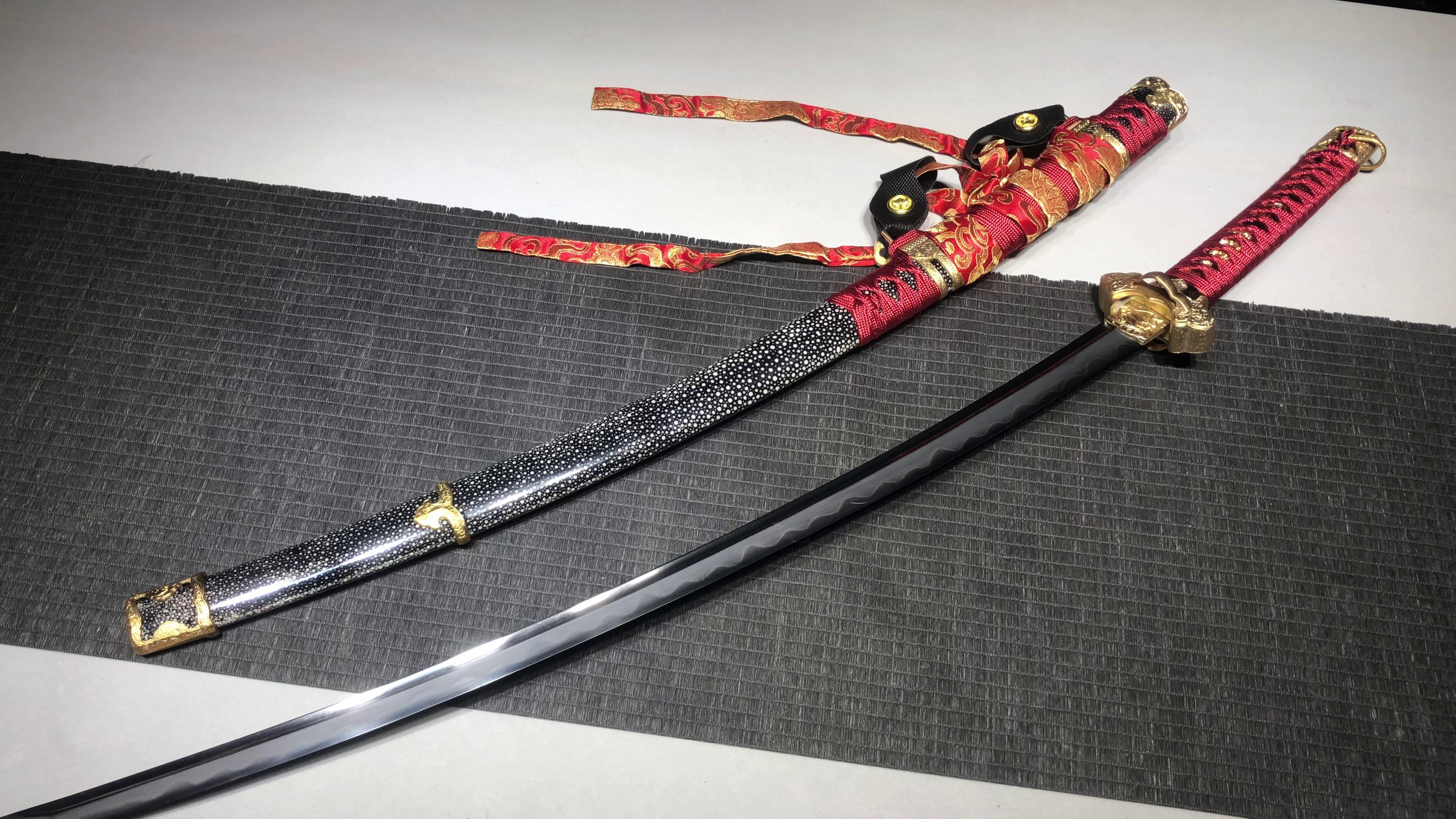 1900 New Handmade Long 26-inch Hundred Refined Steel Burnished Blade Taijutsu - Weifu Taijutsu
