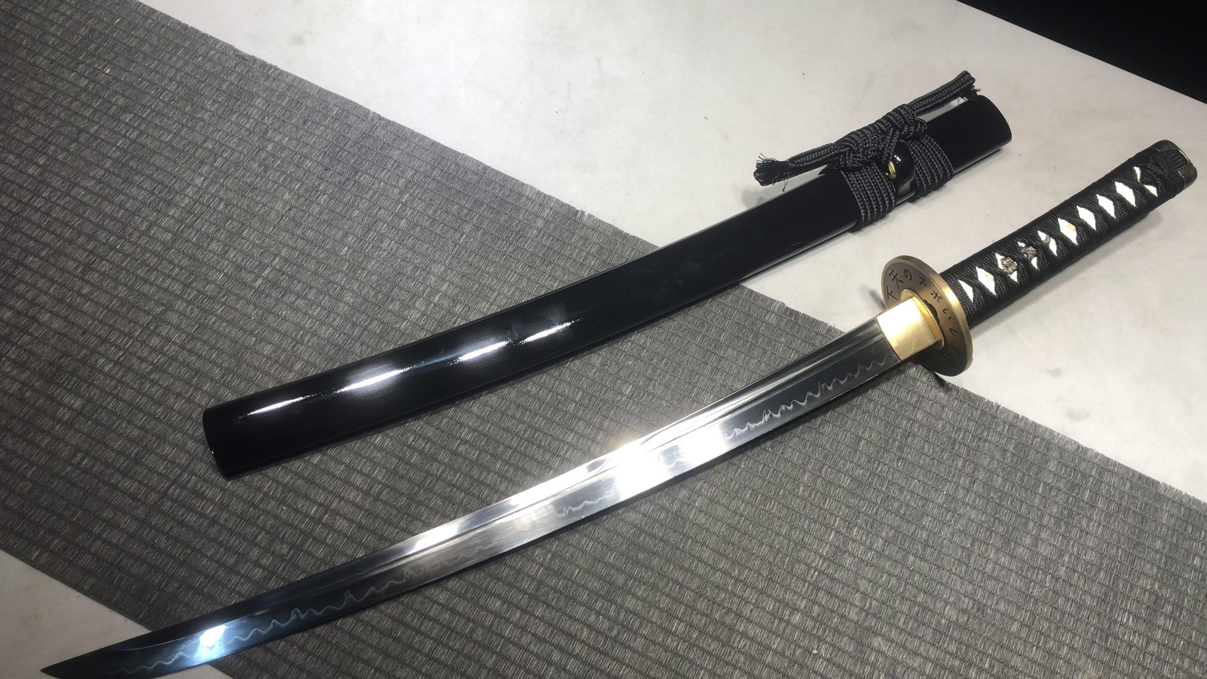 680 New Handmade Medium 20-inch T10 Burnished Blade Small Umaru Samurai - The Courage of the World