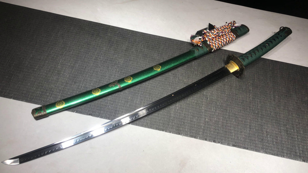 1060 New Handmade Long 26-inch T10 Burnt Edge Real Sword Hi-Oda Nobunaga