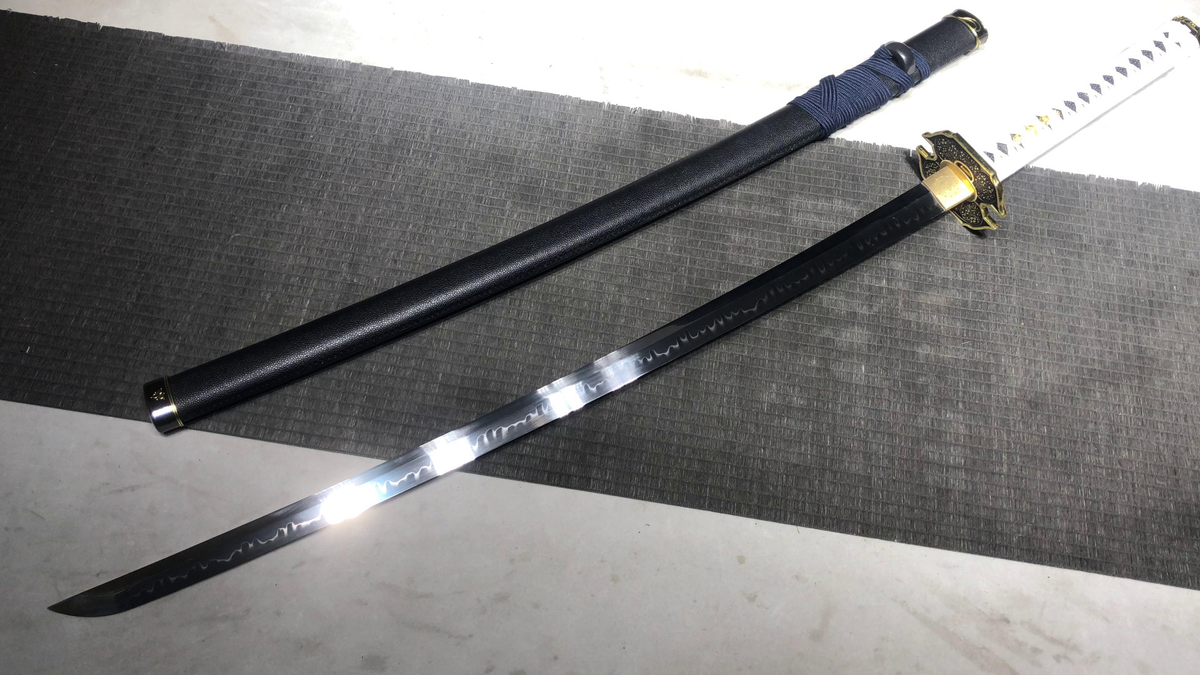 780 New Handmade Long 26 inch T10 Burnt Edge Samurai Sword - Ghostbusters V Virgil Yama Sword