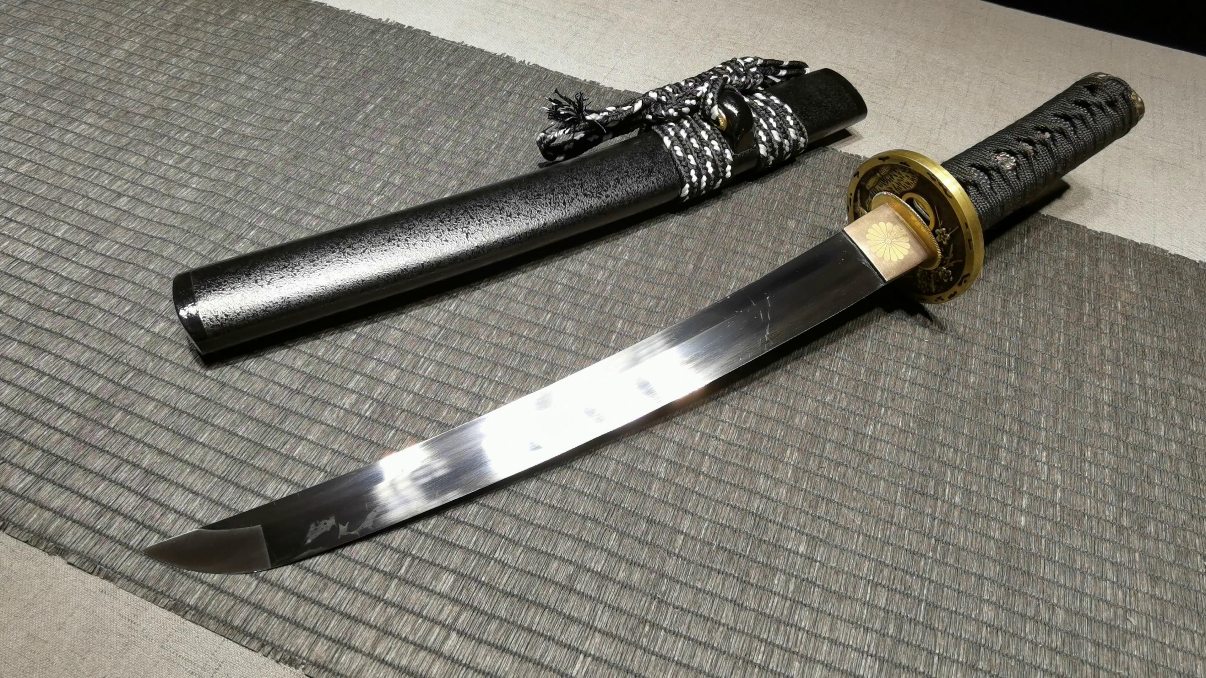 480 Short 12-inch New High Manganese Steel Short Knife - One Plum