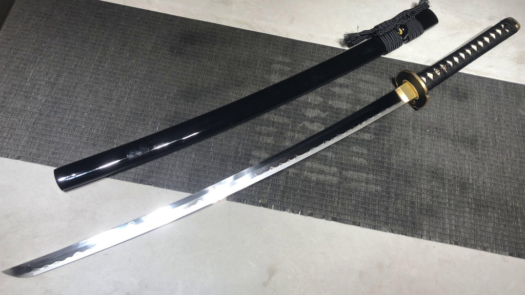 1200 New Handmade Long 26 T10 Burnt Edge Makeup Research Samurai Sword - Sharingan Fighting Sword