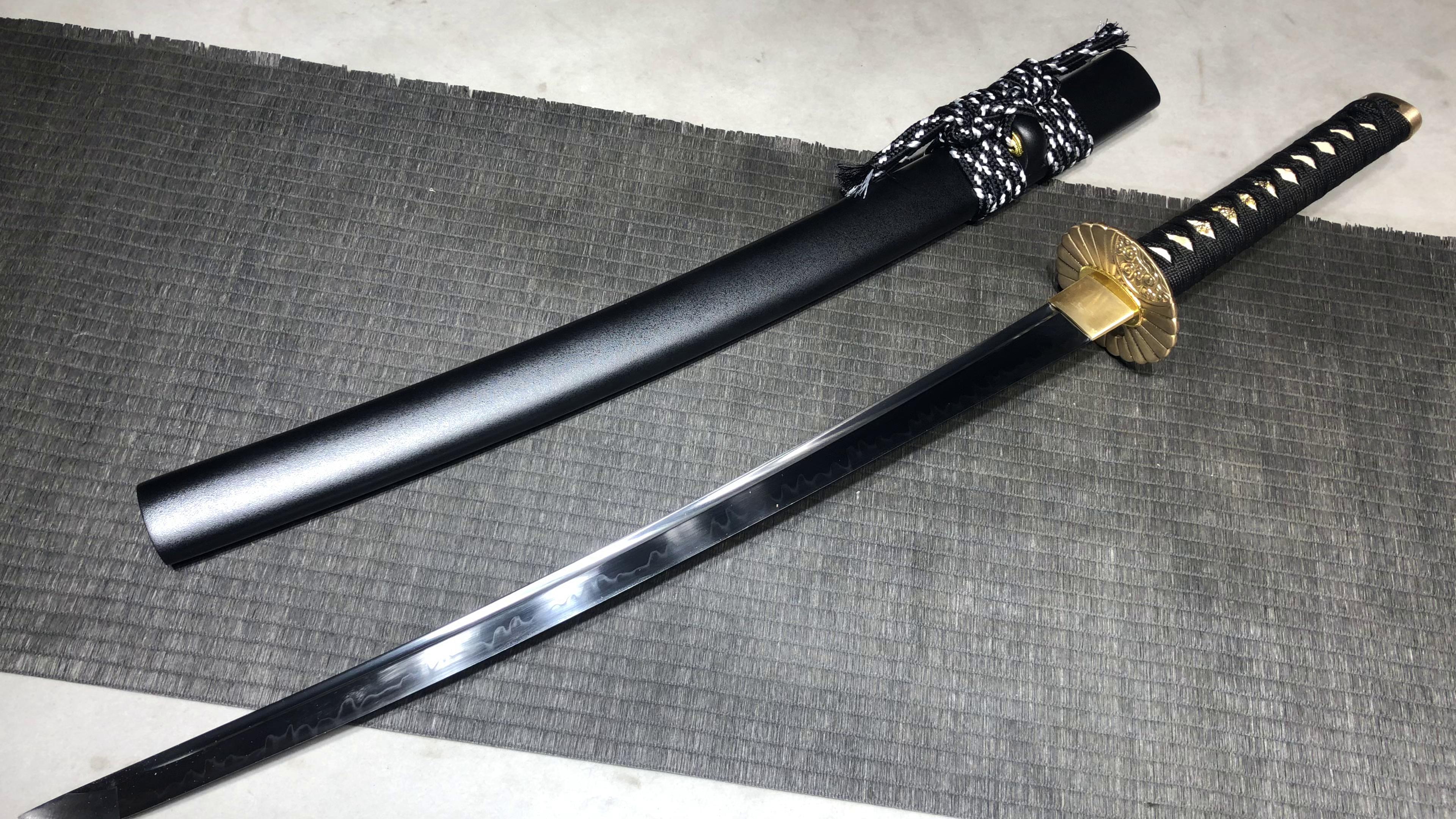 800 New Handmade Long Pure Copper 20-inch T10 Burnished Sword - Dragon Rib Difference