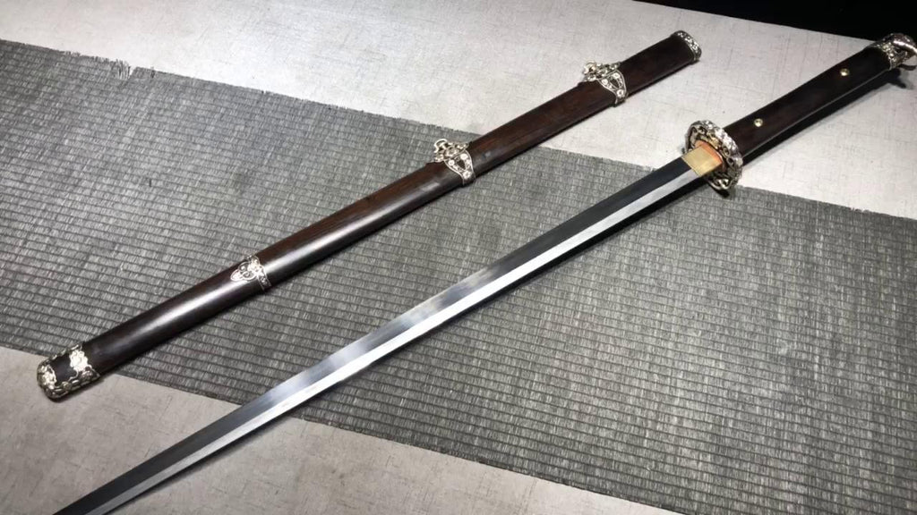 3800 New 26" Clip Steel Tang Knife - White Cherry Tang Knife