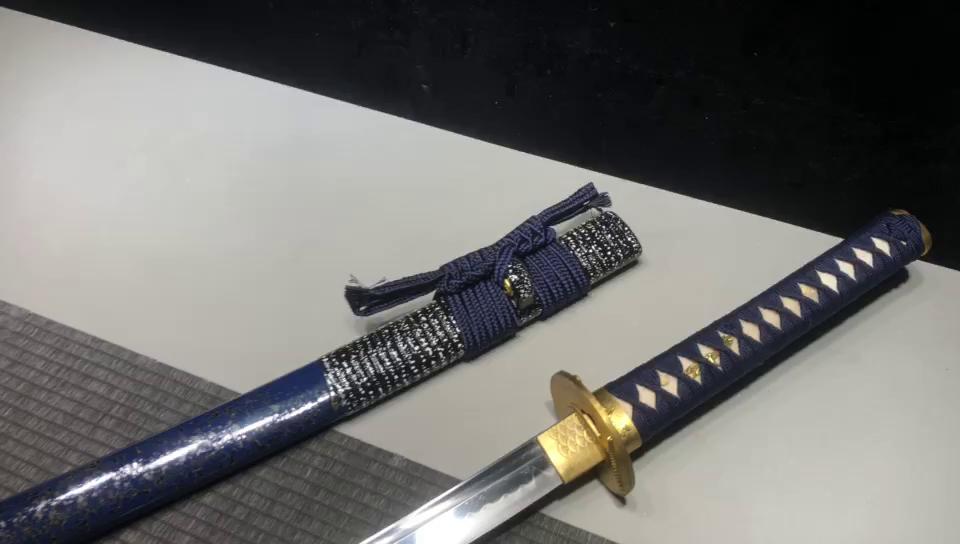 860 Long 26 1095 Burnt Edge Fighting Sword Samurai Sword - Dragonfly