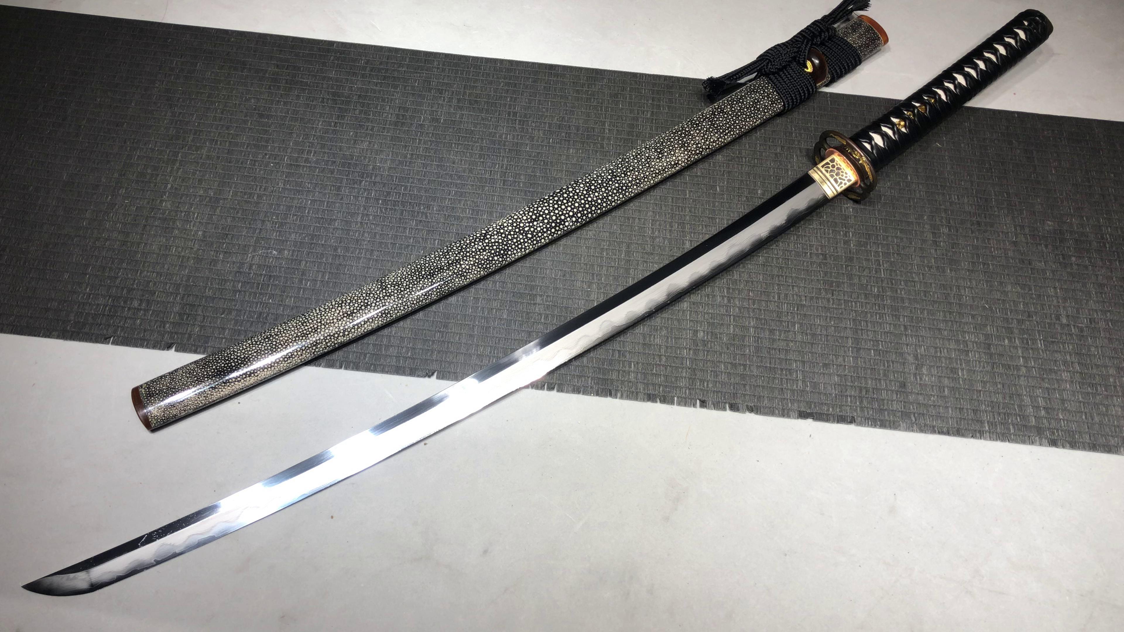 2600 New Handmade Long 26 Triple Clip Steel Samurai Sword - Musashi Fighting Sword