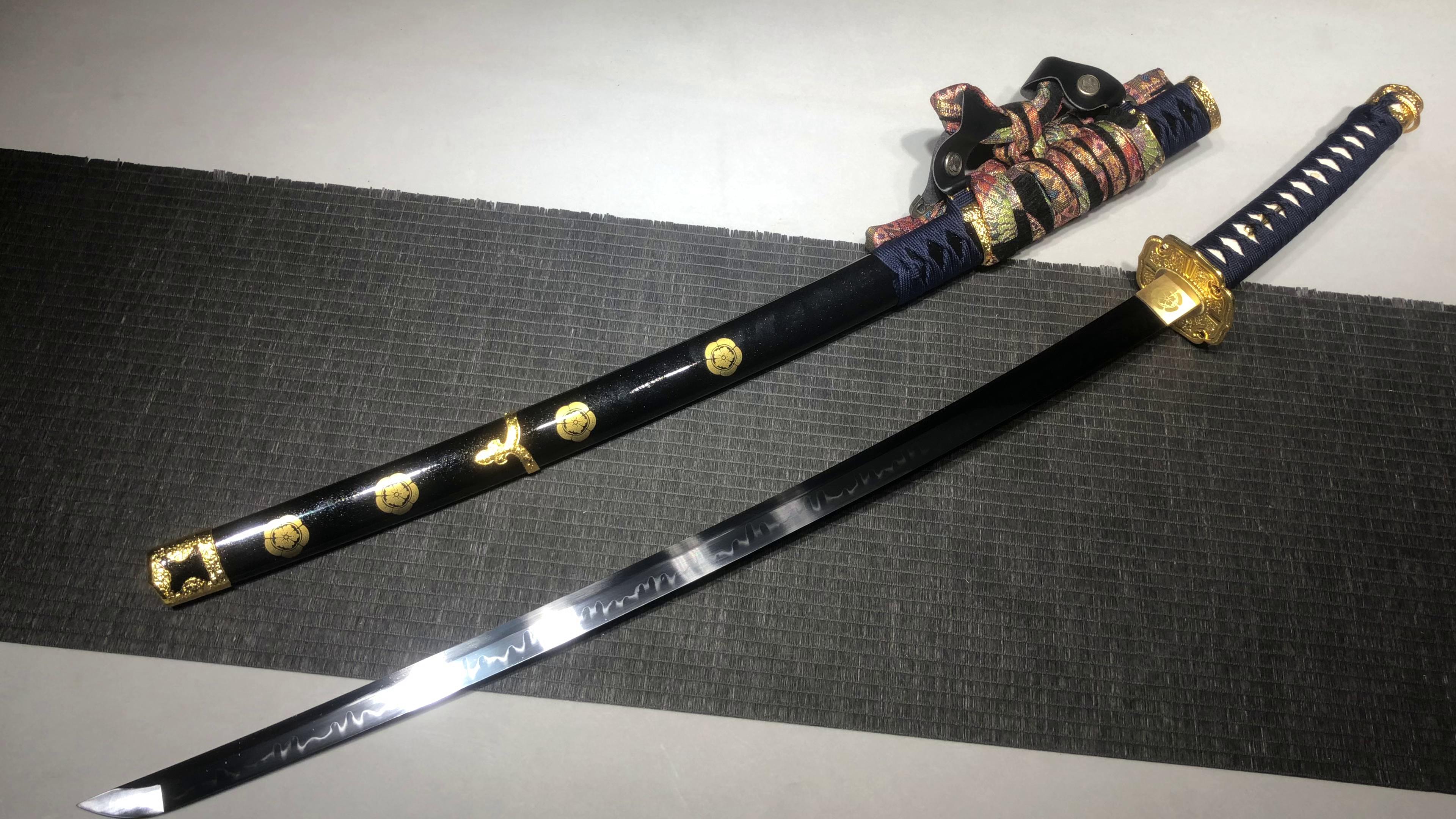 900 New Handmade Long 26-inch T10 Burnished Handle Anti-taijutsu - Oda Nobunaga Taijutsu