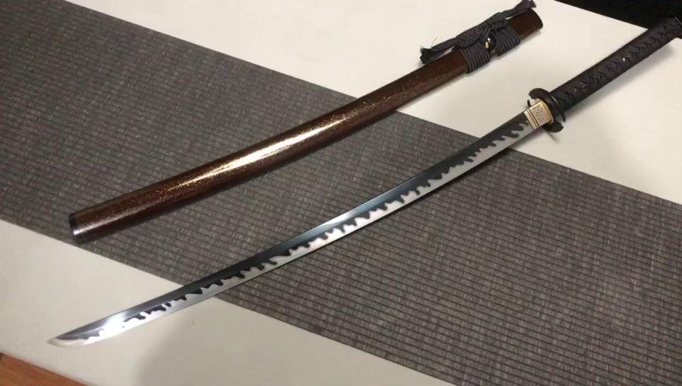 640 Long 26 High Manganese Steel Sticker Sharpened Samurai Sword Beating Sword - Double Hooks