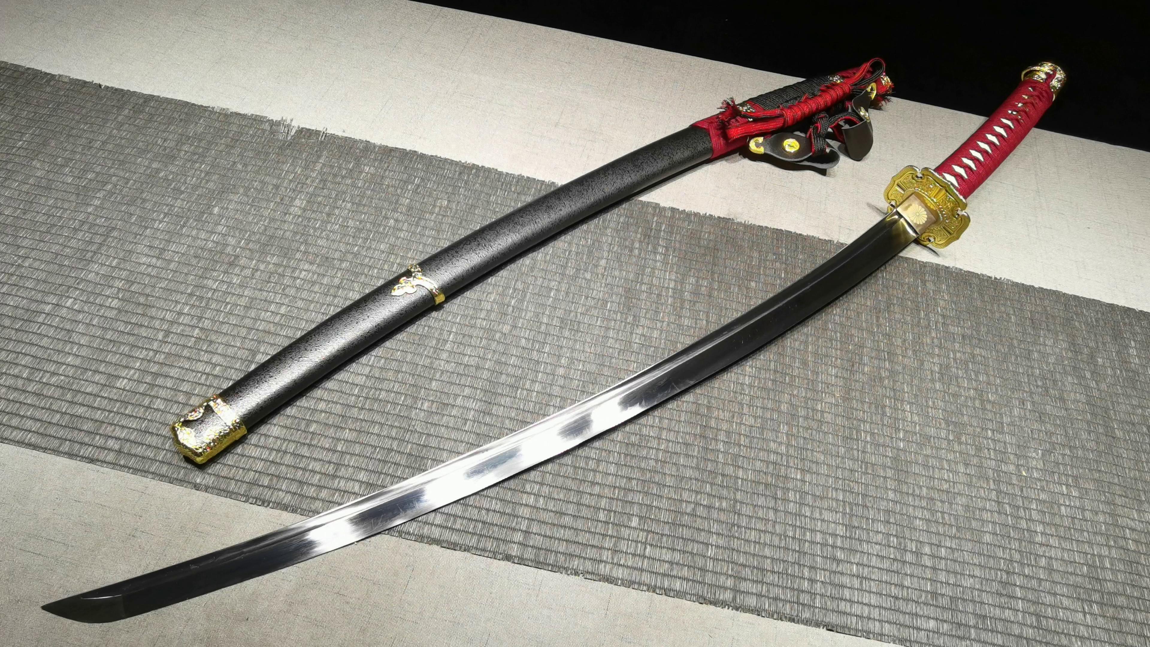 720 Long 26-inch New Large Anti-taijutsu Sword - Kikuichi Text Taijutsu